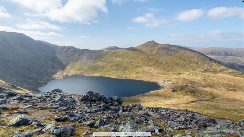 Red Tarn, Helvellyn Range, English Lake District.